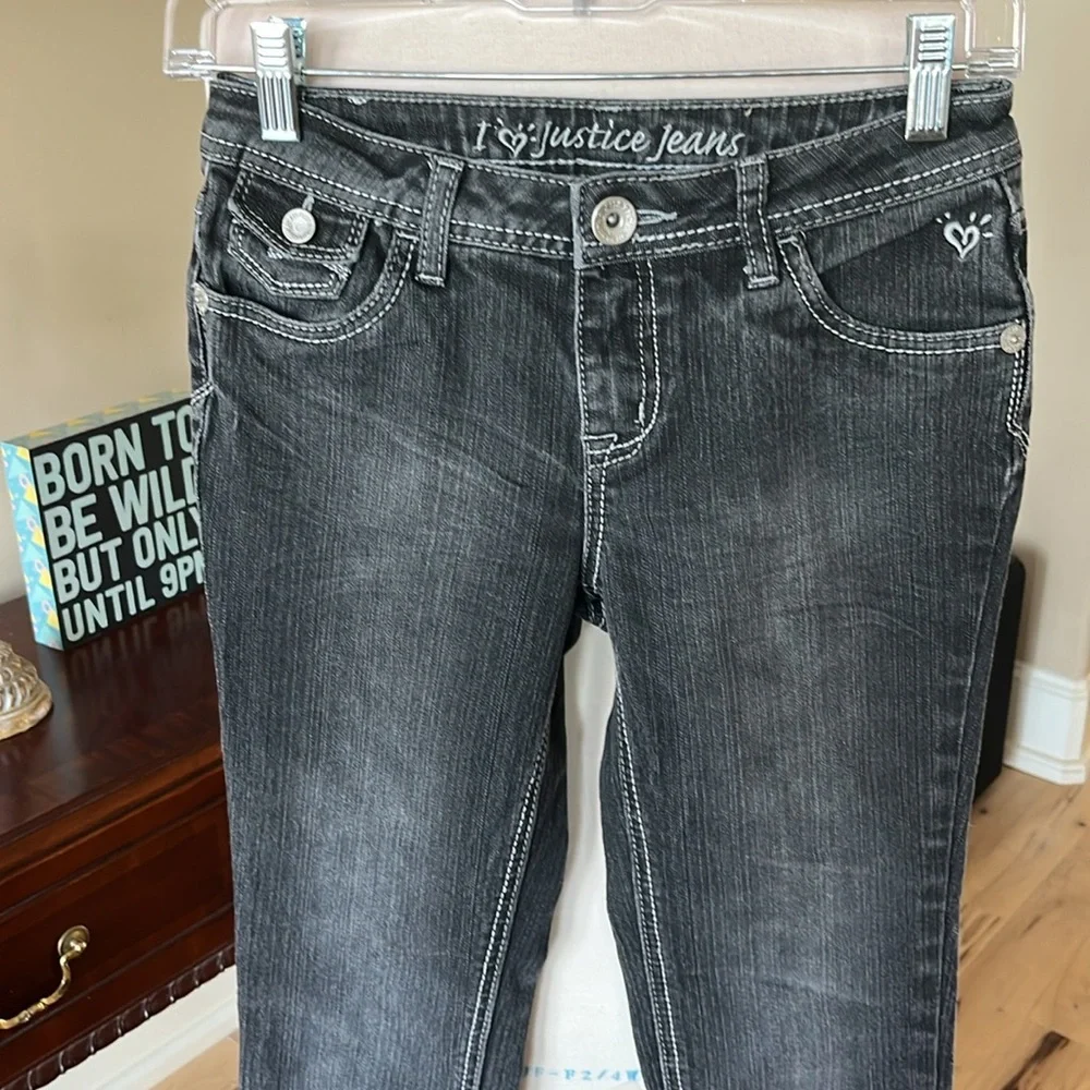 Jeans Justice Black Denim Simply Low